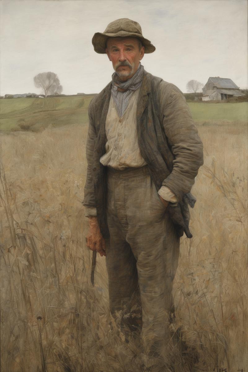 00596-3929395684-Jules Bastien-Lepage Style - highly detailed painting, style by andrew wyeth, a middle-aged farmer in a rural field.png